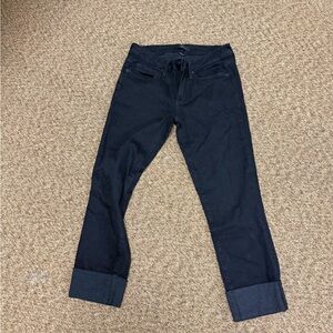 bebe Black Cuffed Pants